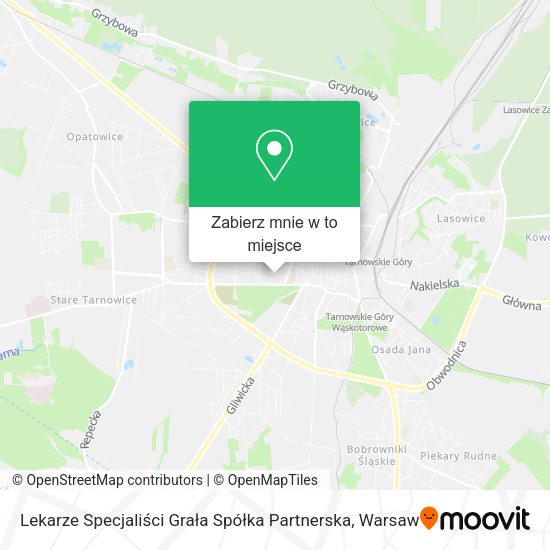 Mapa Lekarze Specjaliści Grała Spółka Partnerska