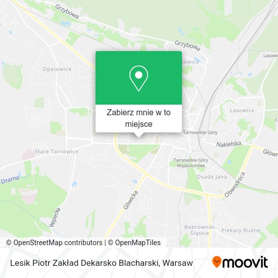 Mapa Lesik Piotr Zakład Dekarsko Blacharski