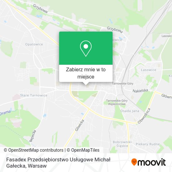 Mapa Fasadex Przedsiębiorstwo Usługowe Michał Gałecka