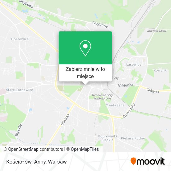 Mapa Kościół św. Anny