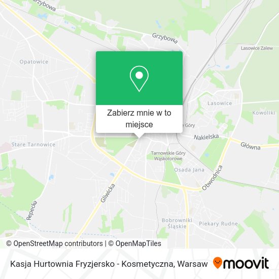 Mapa Kasja Hurtownia Fryzjersko - Kosmetyczna