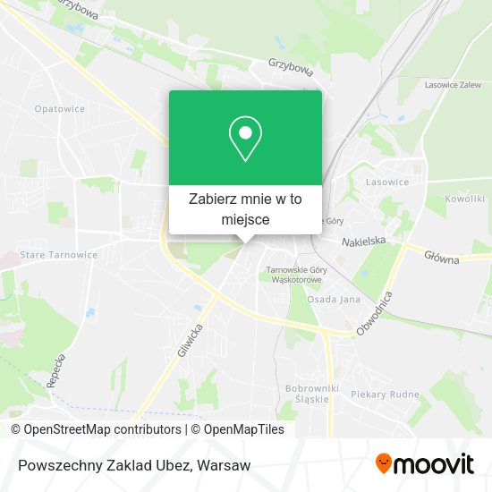 Mapa Powszechny Zaklad Ubez