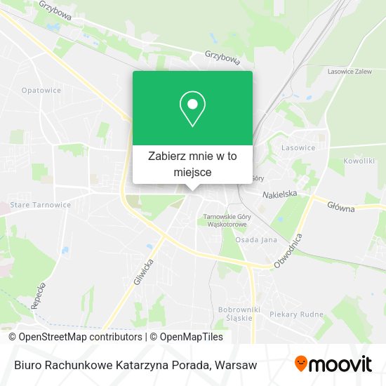 Mapa Biuro Rachunkowe Katarzyna Porada