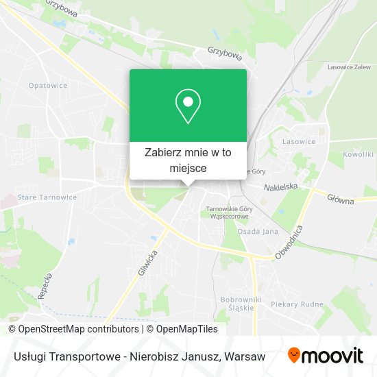 Mapa Usługi Transportowe - Nierobisz Janusz