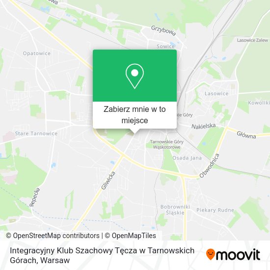 Mapa Integracyjny Klub Szachowy Tęcza w Tarnowskich Górach