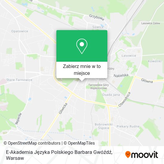 Mapa E-Akademia Języka Polskiego Barbara Gwóźdź