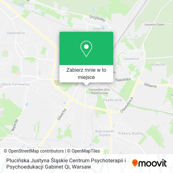 Mapa Plucińska Justyna Śląskie Centrum Psychoterapii i Psychoedukacji Gabinet Qi