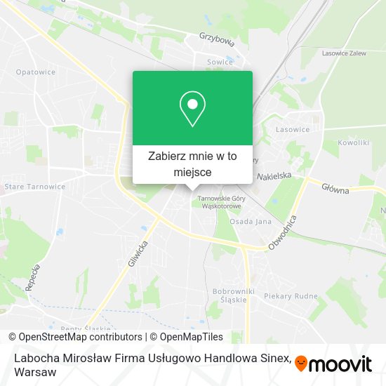 Mapa Labocha Mirosław Firma Usługowo Handlowa Sinex