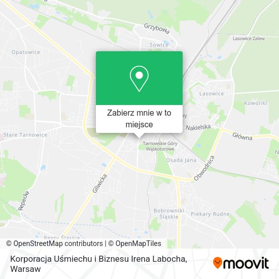 Mapa Korporacja Uśmiechu i Biznesu Irena Labocha