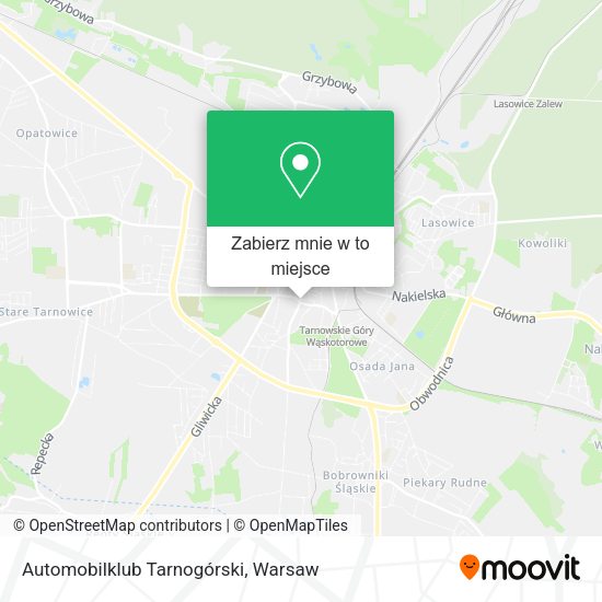 Mapa Automobilklub Tarnogórski