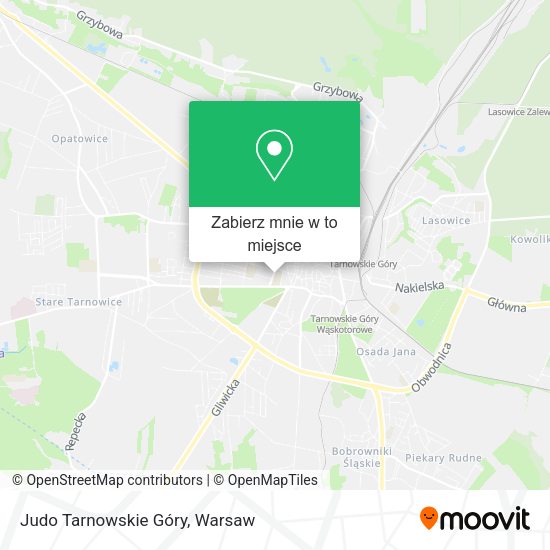 Mapa Judo Tarnowskie Góry