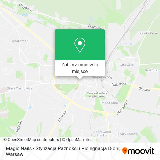 Mapa Magic Nails - Stylizacja Paznokci i Pielęgnacja Dłoni