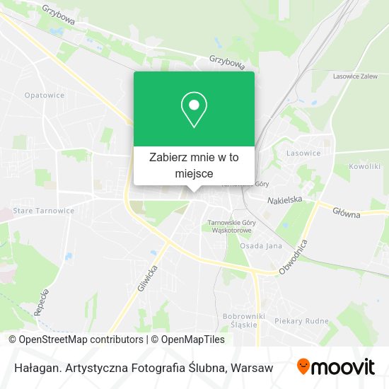 Mapa Hałagan. Artystyczna Fotografia Ślubna