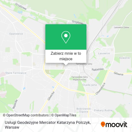 Mapa Usługi Geodezyjne Mercator Katarzyna Polczyk