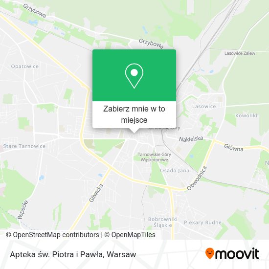 Mapa Apteka św. Piotra i Pawła