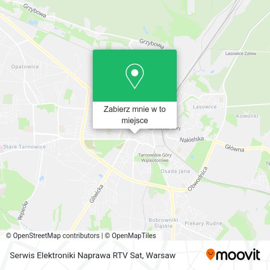 Mapa Serwis Elektroniki Naprawa RTV Sat