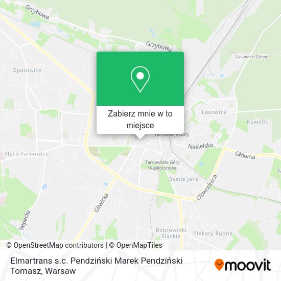 Mapa Elmartrans s.c. Pendziński Marek Pendziński Tomasz