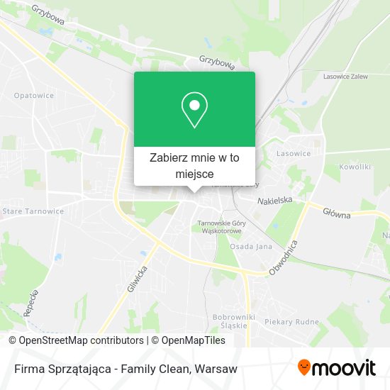 Mapa Firma Sprzątająca - Family Clean