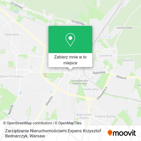 Mapa Zarządzanie Nieruchomościami Expens Krzysztof Bednarczyk