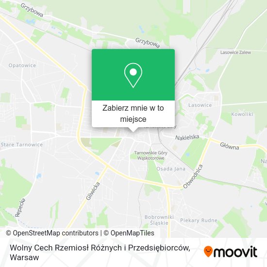 Mapa Wolny Cech Rzemiosł Różnych i Przedsiębiorców