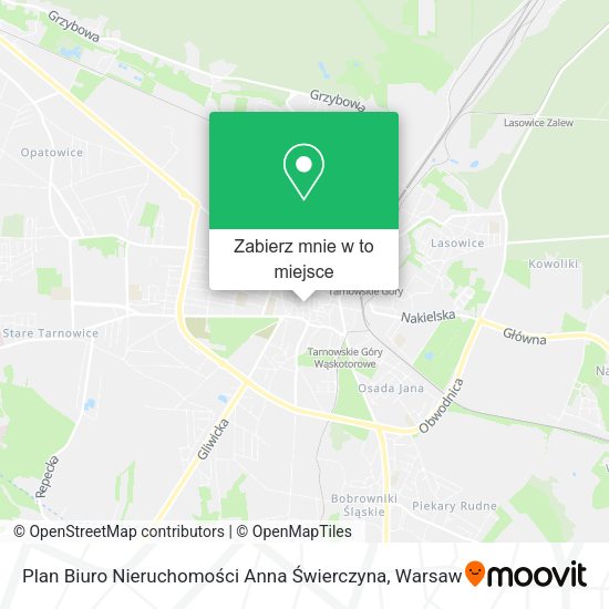 Mapa Plan Biuro Nieruchomości Anna Świerczyna