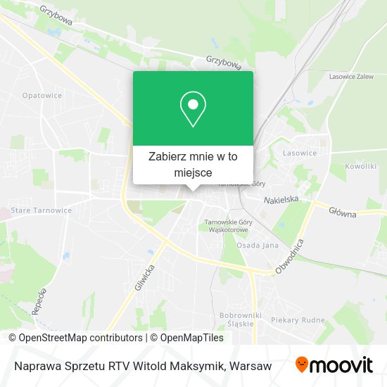 Mapa Naprawa Sprzetu RTV Witold Maksymik