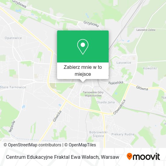 Mapa Centrum Edukacyjne Fraktal Ewa Wałach