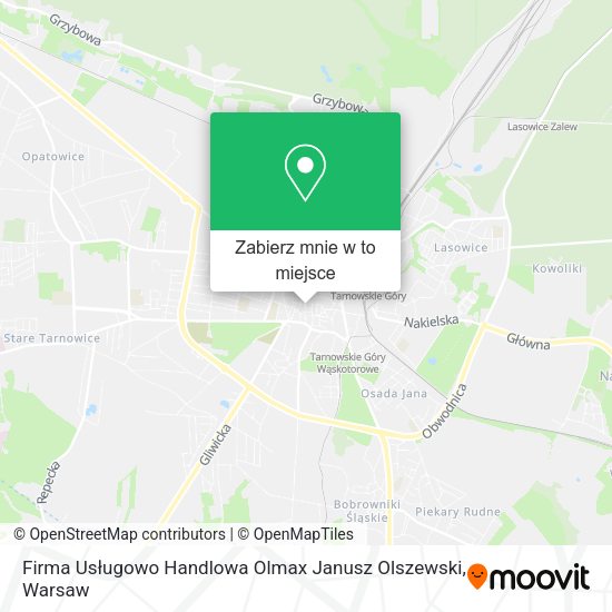 Mapa Firma Usługowo Handlowa Olmax Janusz Olszewski