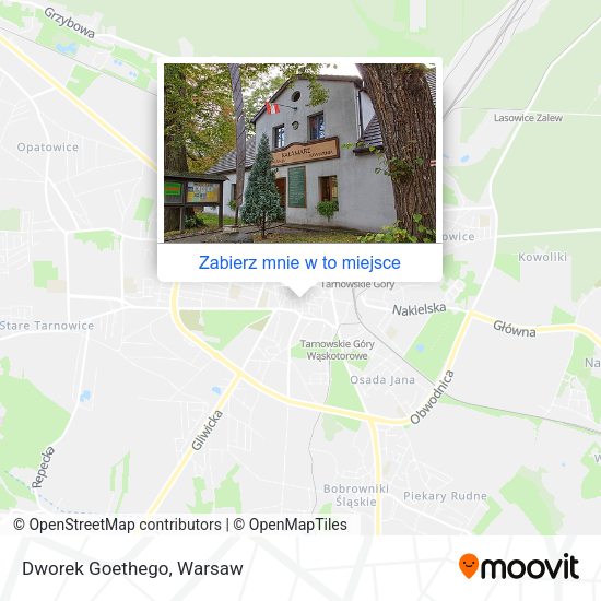 Mapa Dworek Goethego