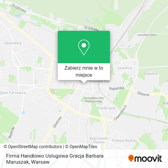 Mapa Firma Handlowo Uslugowa Gracja Barbara Maruszak