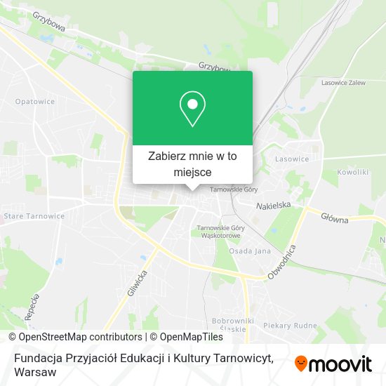 Mapa Fundacja Przyjaciół Edukacji i Kultury Tarnowicyt