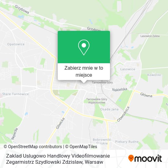 Mapa Zaklad Uslugowo Handlowy Videofilmowanie Zegarmistrz Szydlowski Zdzislaw