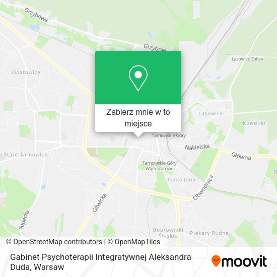 Mapa Gabinet Psychoterapii Integratywnej Aleksandra Duda