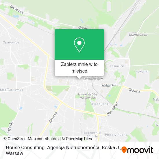 Mapa House Consulting. Agencja Nieruchomości. Beśka J.