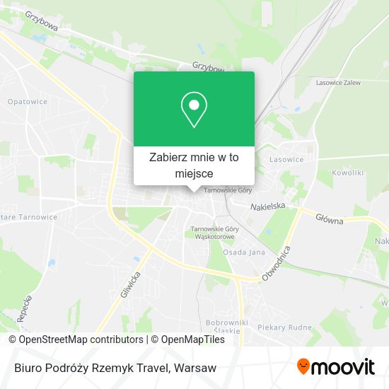 Mapa Biuro Podróży Rzemyk Travel