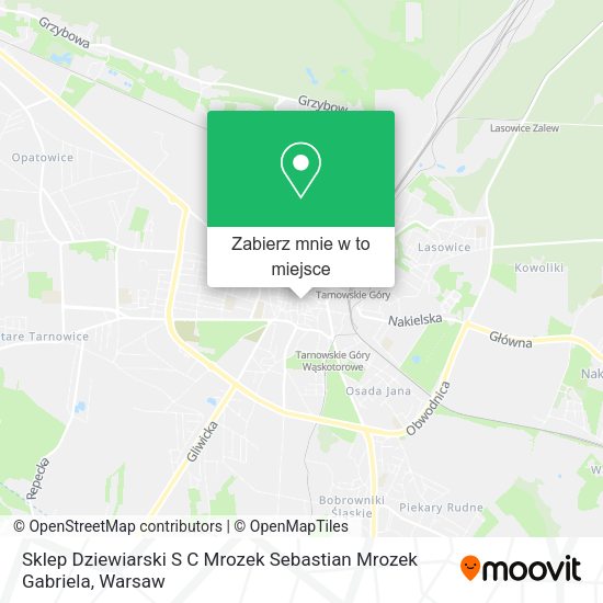 Mapa Sklep Dziewiarski S C Mrozek Sebastian Mrozek Gabriela