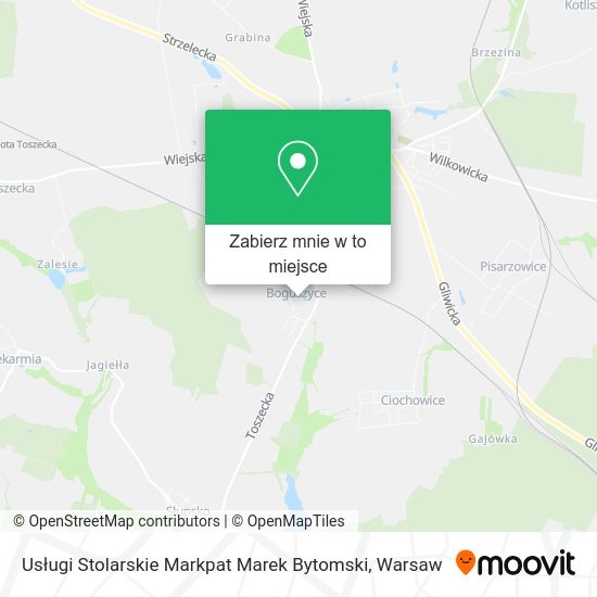 Mapa Usługi Stolarskie Markpat Marek Bytomski