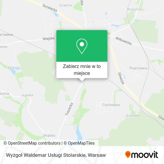 Mapa Wyżgoł Waldemar Usługi Stolarskie