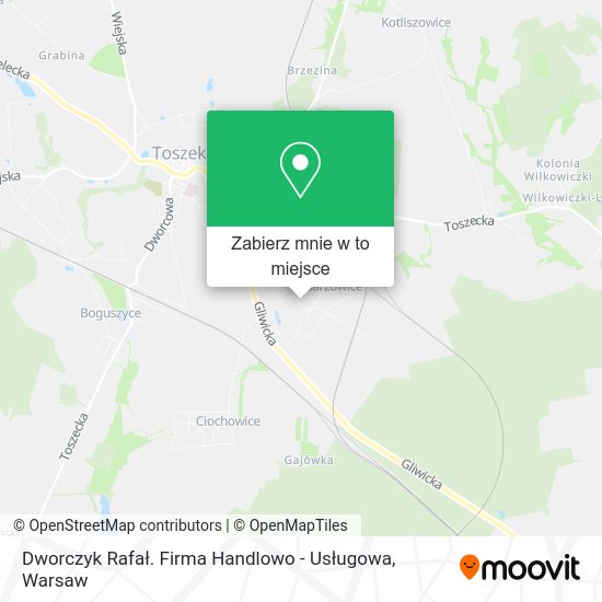 Mapa Dworczyk Rafał. Firma Handlowo - Usługowa