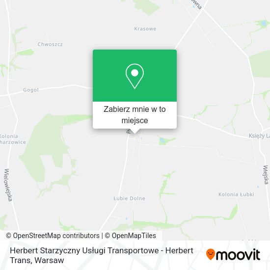 Mapa Herbert Starzyczny Usługi Transportowe - Herbert Trans