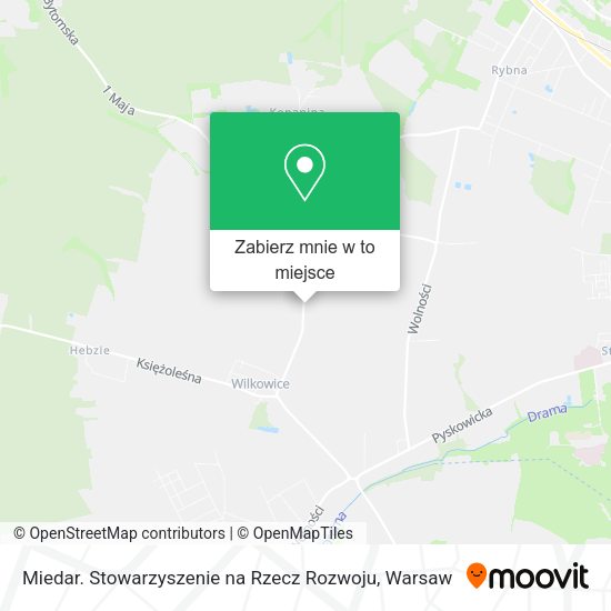 Mapa Miedar. Stowarzyszenie na Rzecz Rozwoju