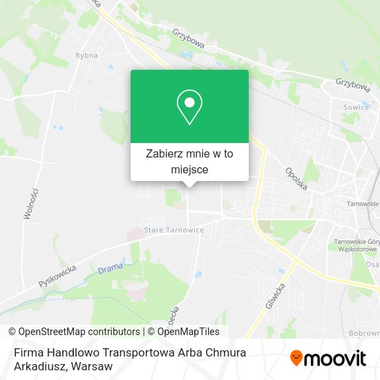 Mapa Firma Handlowo Transportowa Arba Chmura Arkadiusz