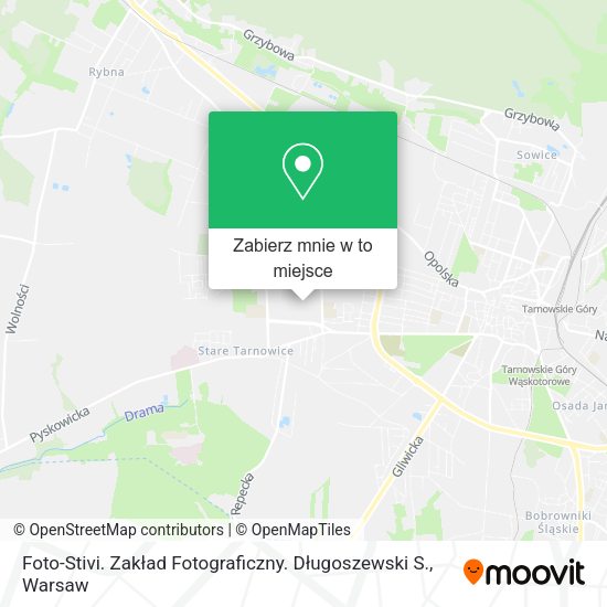 Mapa Foto-Stivi. Zakład Fotograficzny. Długoszewski S.