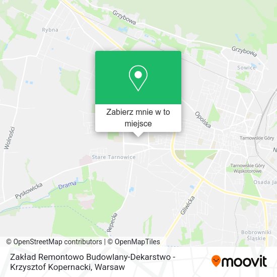 Mapa Zakład Remontowo Budowlany-Dekarstwo - Krzysztof Kopernacki