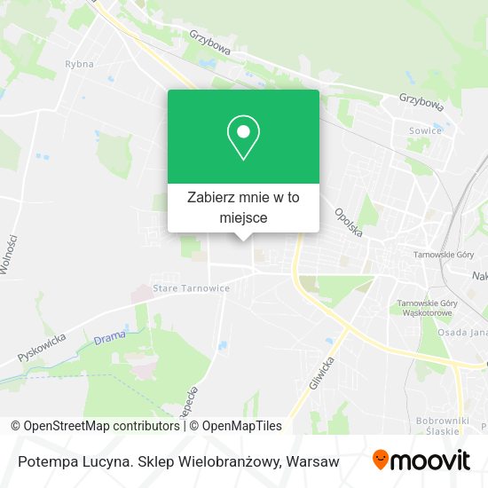 Mapa Potempa Lucyna. Sklep Wielobranżowy