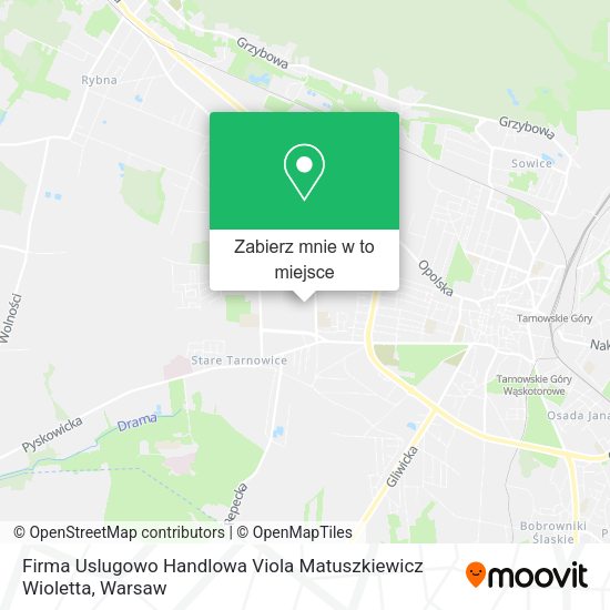 Mapa Firma Uslugowo Handlowa Viola Matuszkiewicz Wioletta