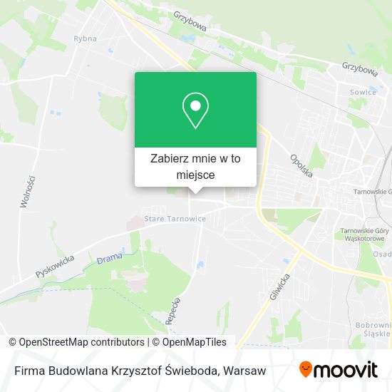 Mapa Firma Budowlana Krzysztof Świeboda