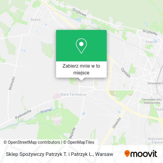 Mapa Sklep Spożywczy Patrzyk T. i Patrzyk L.