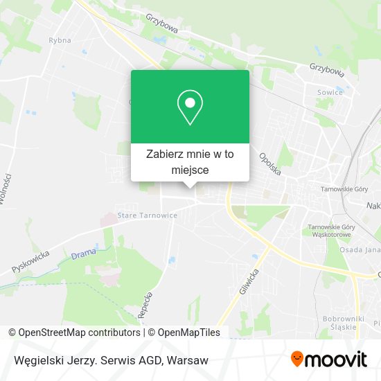 Mapa Węgielski Jerzy. Serwis AGD