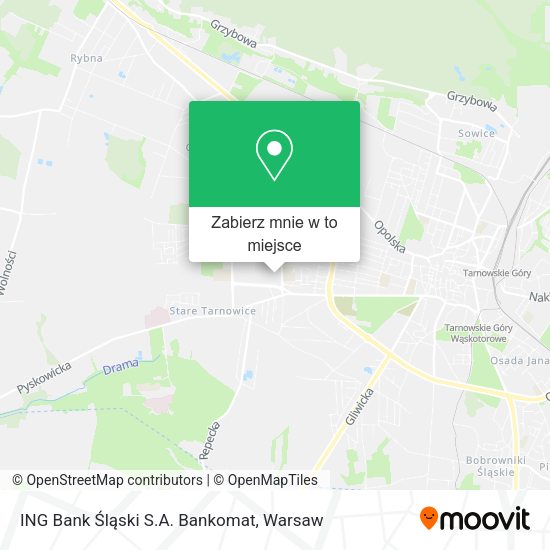 Mapa ING Bank Śląski S.A. Bankomat